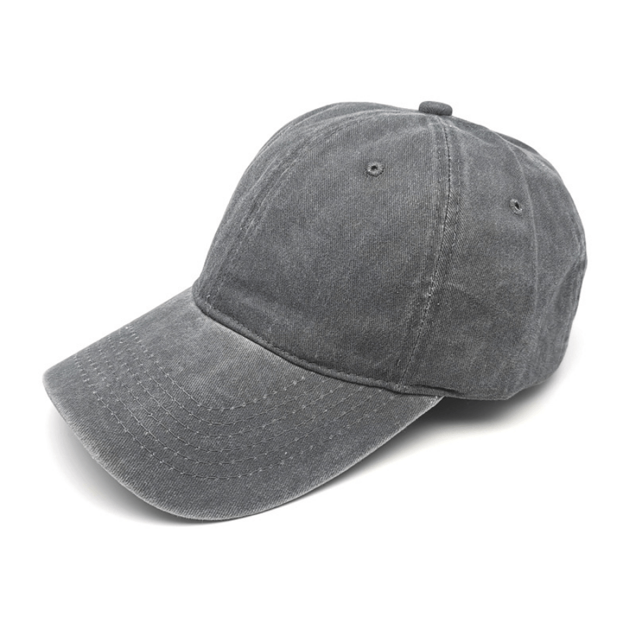 Retro Style Washed Denim Baseball Cap Snapback Hip Hop Outdoor Sports