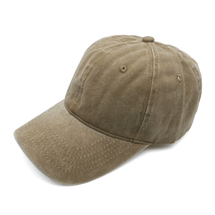 Retro Style Washed Denim Baseball Cap Snapback Hip Hop Outdoor Sports