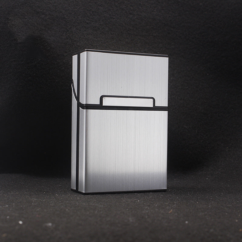 Mini Waterproof Men's Tobacco Box 20 Capacity Magnetic Lace Metal Material