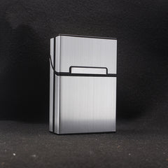 Mini Waterproof Men's Tobacco Box 20 Capacity Magnetic Lace Metal Material