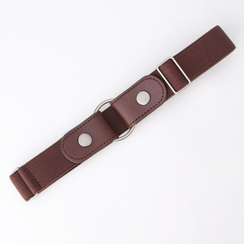 Adjustable Stretch Belt Women Girls Unisex Comfortable No Buckle Waist Belt