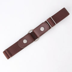 Adjustable Stretch Belt Women Girls Unisex Comfortable No Buckle Waist Belt