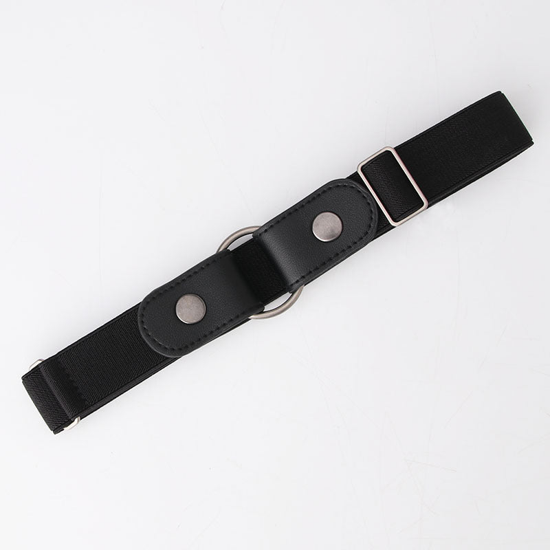 Adjustable Stretch Belt Women Girls Unisex Comfortable No Buckle Waist Belt