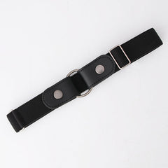 Adjustable Stretch Belt Women Girls Unisex Comfortable No Buckle Waist Belt