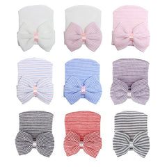 Newborn Bow Beanie Hat for Autumn/Winter