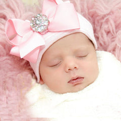 Newborn Bow Beanie Hat for Autumn/Winter
