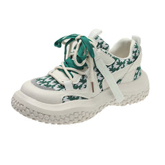 Breathable Lace Up Sports Sneakers Casual Retro Running Shoe