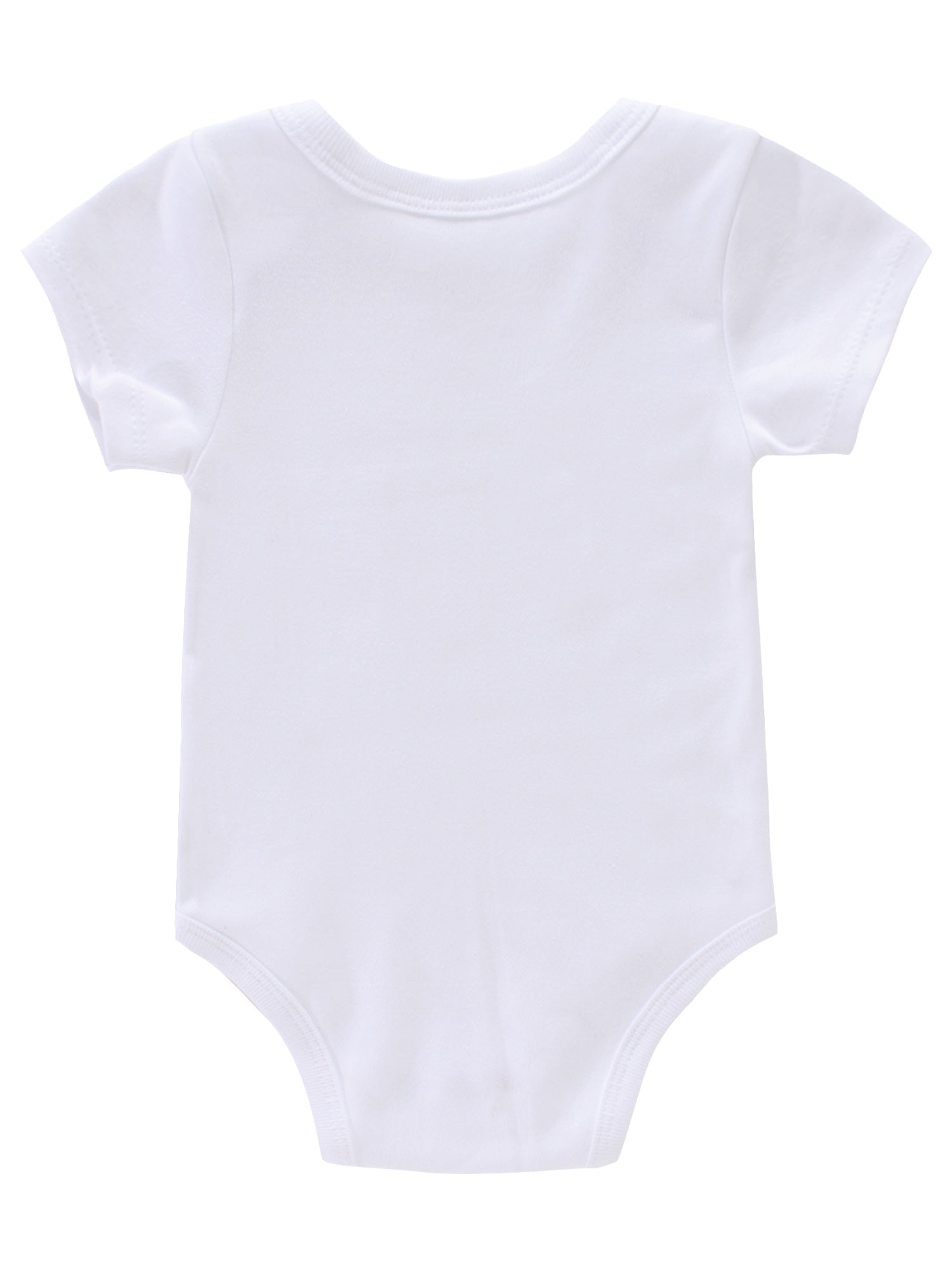 Newborn Infant Letter Graphic Romper Short Sleeve Crew Neck Bodysuit Onesies