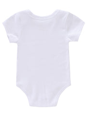 Newborn Infant Letter Graphic Romper Short Sleeve Crew Neck Bodysuit Onesies
