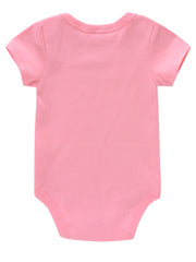 Newborn Infant Letter Graphic Romper Short Sleeve Crew Neck Bodysuit Onesies