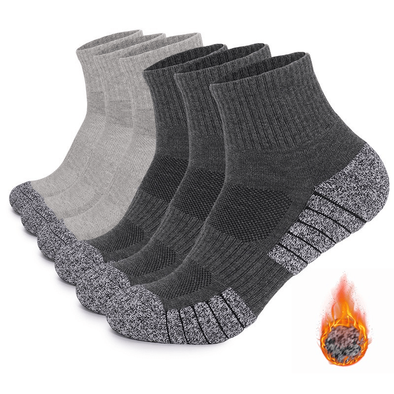 Men's Sports Socks for Running Cycling Hiking Football - Comfortable Fit