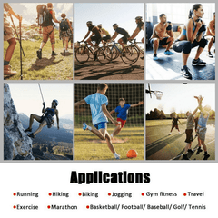 Men's Sports Socks for Running Cycling Hiking Football - Comfortable Fit