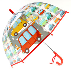 Kids Cartoon Car Push Pull Umbrella For Kindergarten