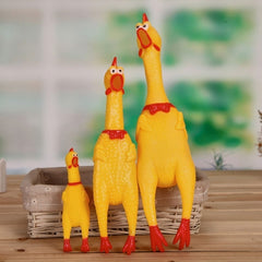 Screaming Chicken Squeeze Sound Toy Funny Decompression