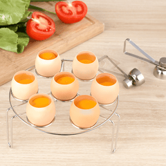 Stainless Steel Egg Cracker Topper Easy Egg Opener Remover Tool