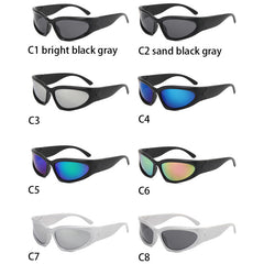 Hip Hop Street Shooting Sunglasses Mirror Sport Vintage Unisex Sun Glasses