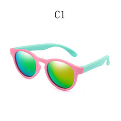 Kids Polarized Sunglasses Silicone Ultra Soft Glasses