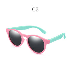 Kids Polarized Sunglasses Silicone Ultra Soft Glasses