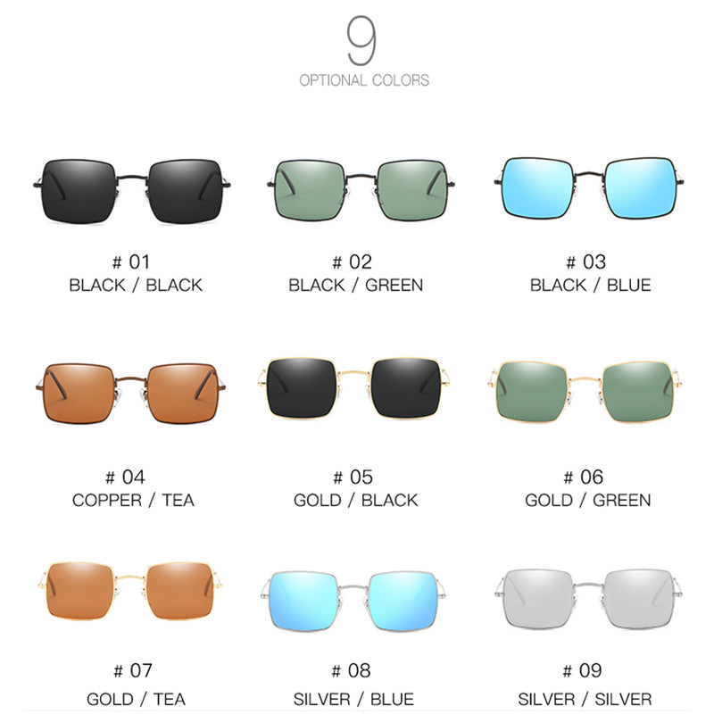 Men's Polarized Square Sunglasses UV Protection