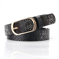 Pin Buckle Belt Decorative PU Leather Belts Jeans Pants Dresses