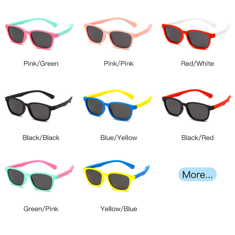 Polaroid Kids Sunglasses Pink Heart Sun Glasses For Kids