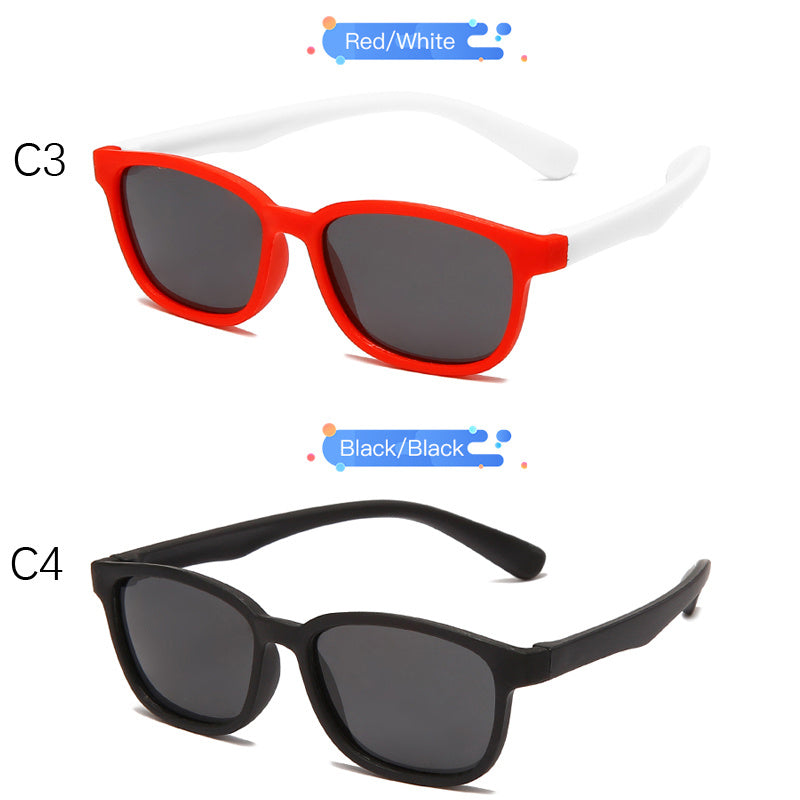 Polaroid Kids Sunglasses Pink Heart Sun Glasses For Kids