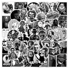 50pcs Horror Movies Thriller Characters Waterproof Stickers DIY Materials