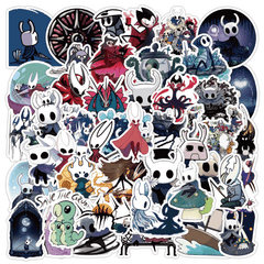 50pcs Hollow Knight Graffiti Waterproof Stickers