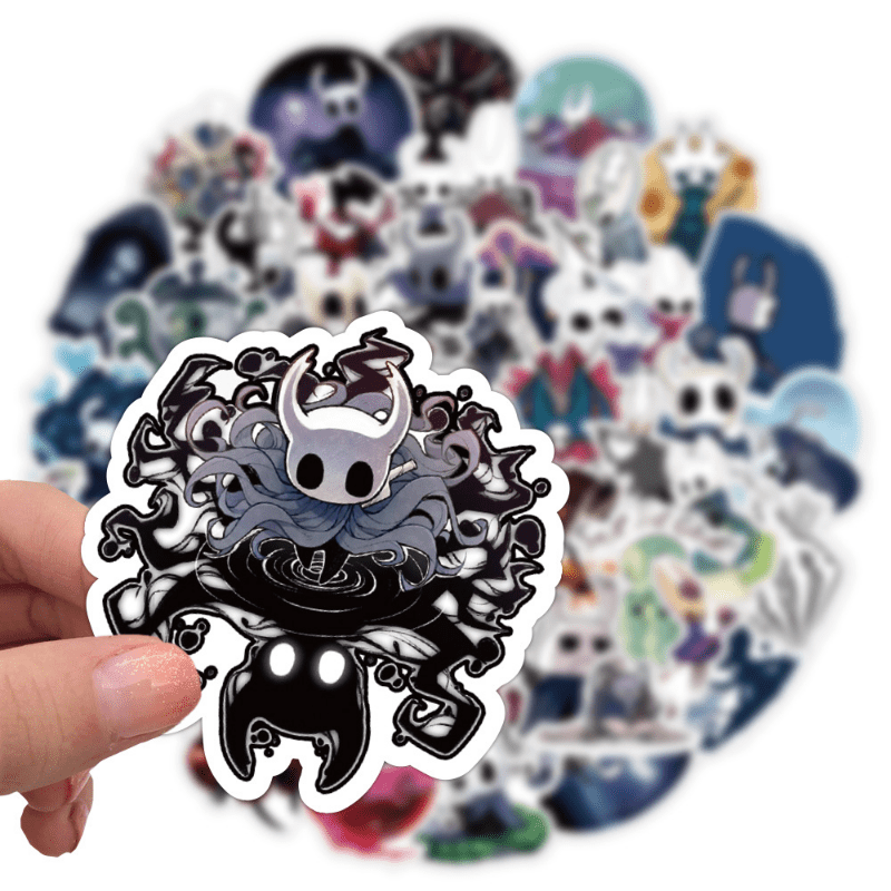 50pcs Hollow Knight Graffiti Waterproof Stickers