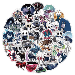50pcs Hollow Knight Graffiti Waterproof Stickers
