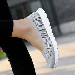 Breathable Knit Slip On Walking Shoes for Women