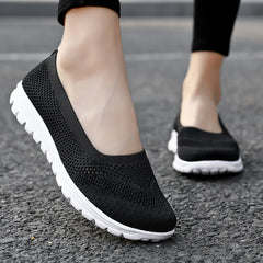Breathable Knit Slip On Walking Shoes for Women