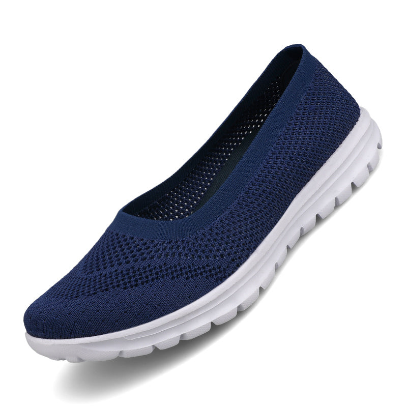 Breathable Knit Slip On Walking Shoes for Women