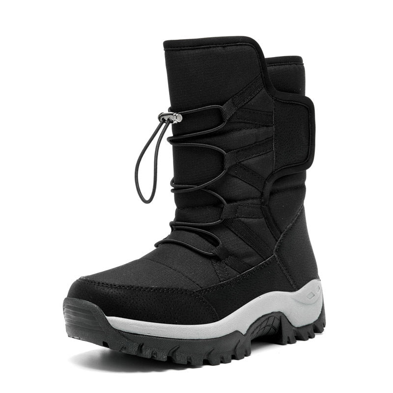 Women's Winter Snow Boots Waterproof Fleece Lined Mid Calf Insulated Shoes