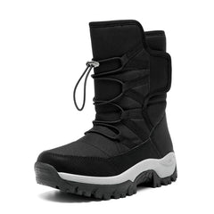 Women's Winter Snow Boots Waterproof Fleece Lined Mid Calf Insulated Shoes