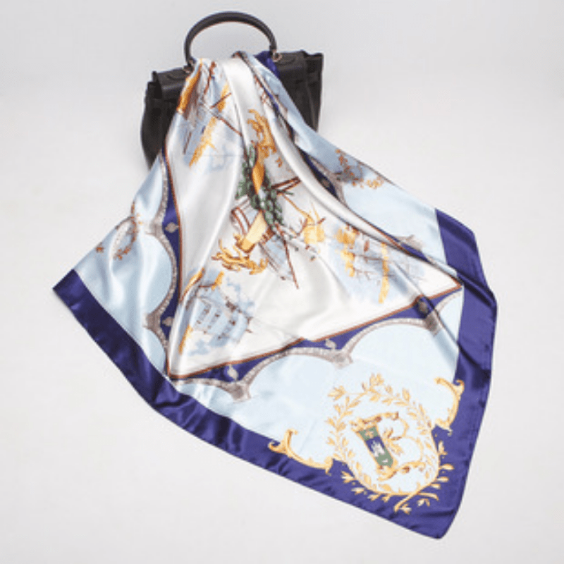 Women's Silk Scarf Satin Square Towel Lightweight Silk Neck Scarf Bandana