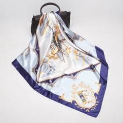 Women's Silk Scarf Satin Square Towel Lightweight Silk Neck Scarf Bandana