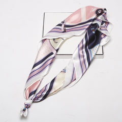 Women's Silk Scarf Satin Square Towel Lightweight Silk Neck Scarf Bandana