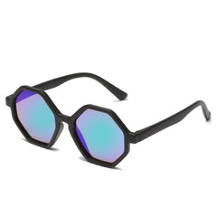 Kids Polarized Sunglasses Round Hexagon Frame TR90 UV400