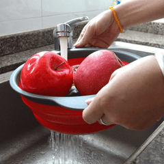 Collapsible Fruit and Vegetable Drain Basket