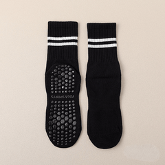 Striped Non Slip Silicone Yoga Socks for Barre Ballet Pilates