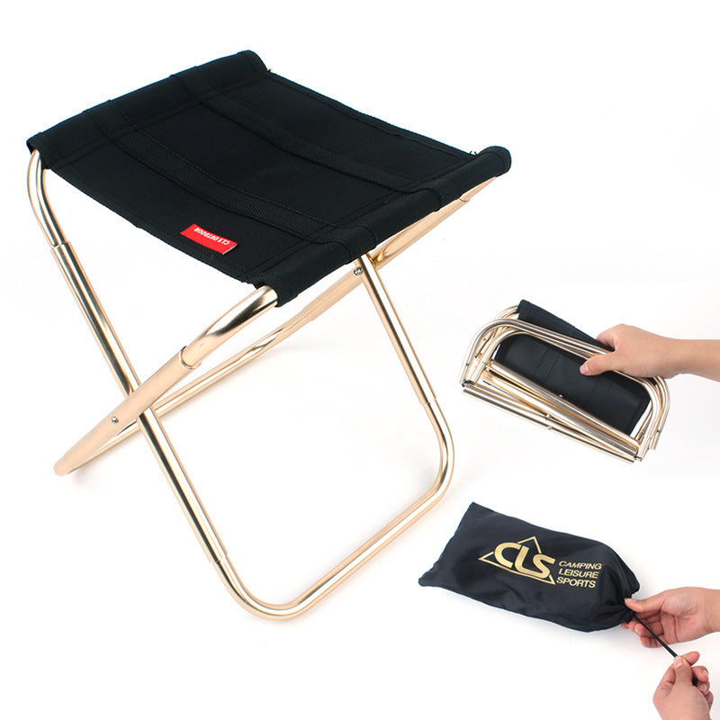 7075 Aluminum Folding Chair for Camping and Fishing