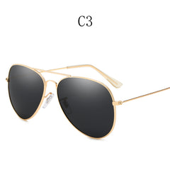 Retro Polarized Aviator Sunglasses UV400 Men's Casual Accessory