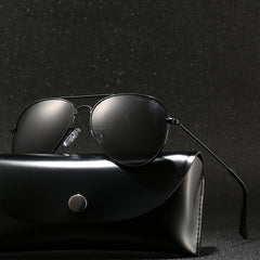 Retro Polarized Aviator Sunglasses UV400 Men's Casual Accessory