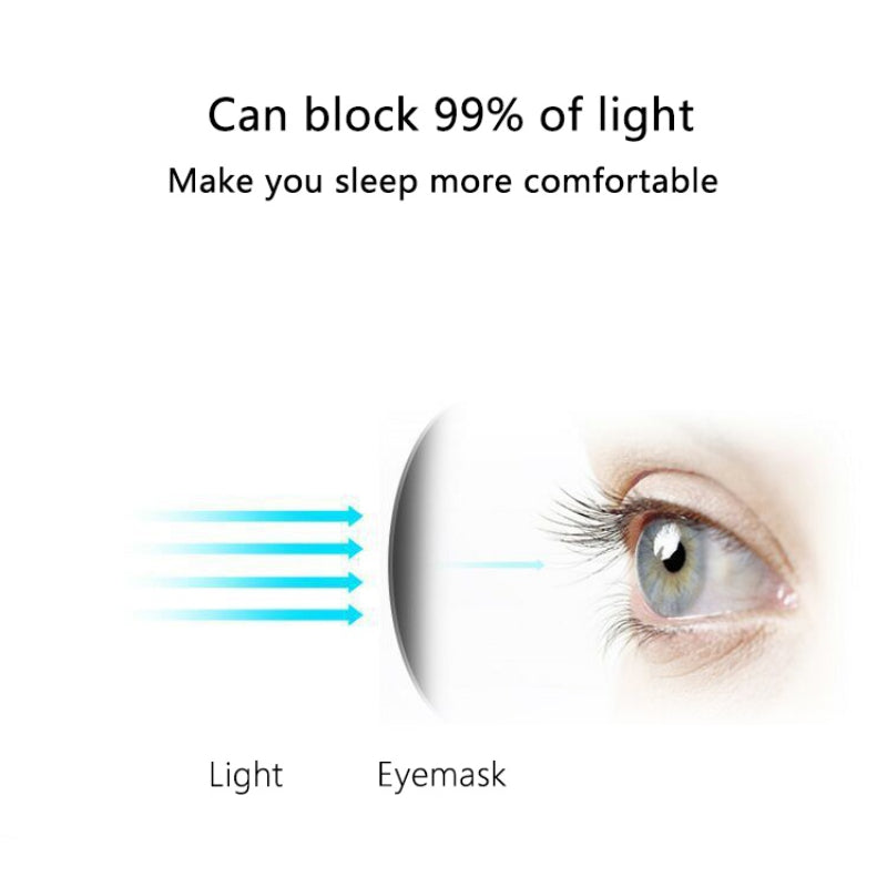 Ultralight 3D Blackout Eye Cover Soft Eye Shades Men & Women Outdoor Travel
