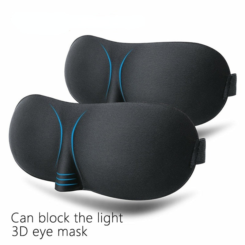 Ultralight 3D Blackout Eye Cover Soft Eye Shades Men & Women Outdoor Travel