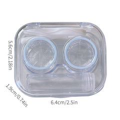 Mini Transparent Lens Case Box Portable Companion