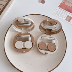 1pc Lens Case Holder Container Mini Lens Soak Storage Kit