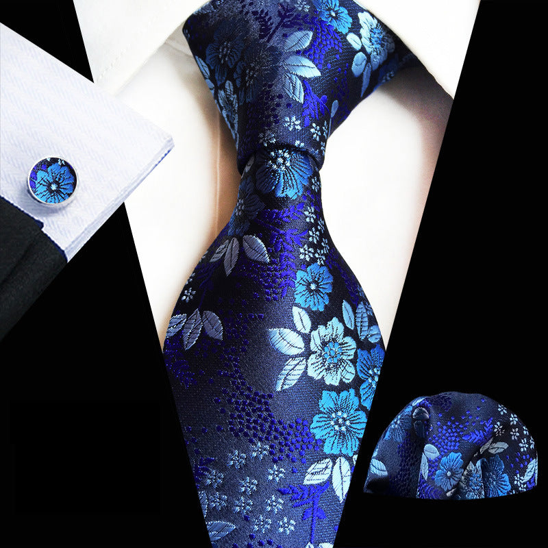 Men's Plum Paisley Three Piece Suit Set