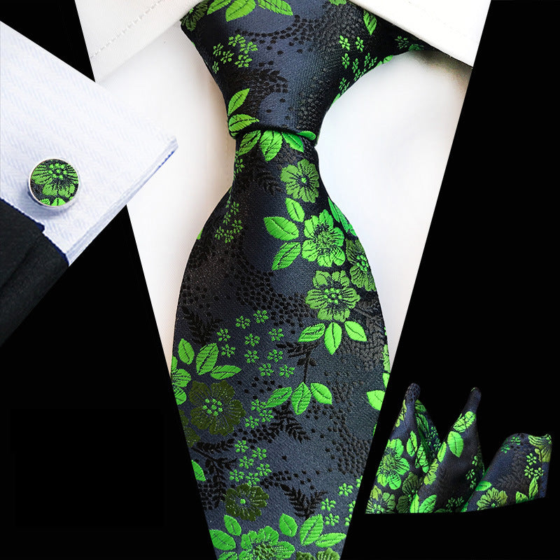 Men's Plum Paisley Three Piece Suit Set